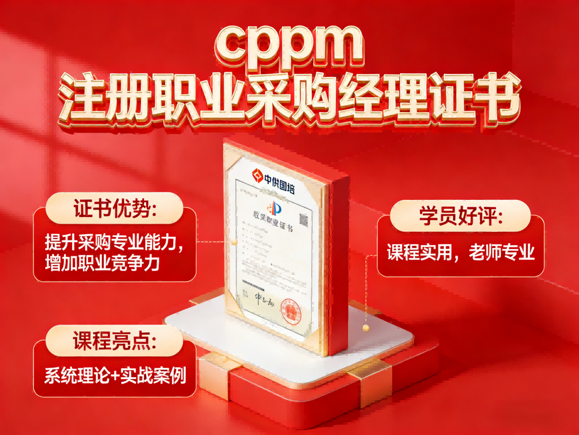 解读CPPM讲师马盛宴：中供国培采购培训的专业力量