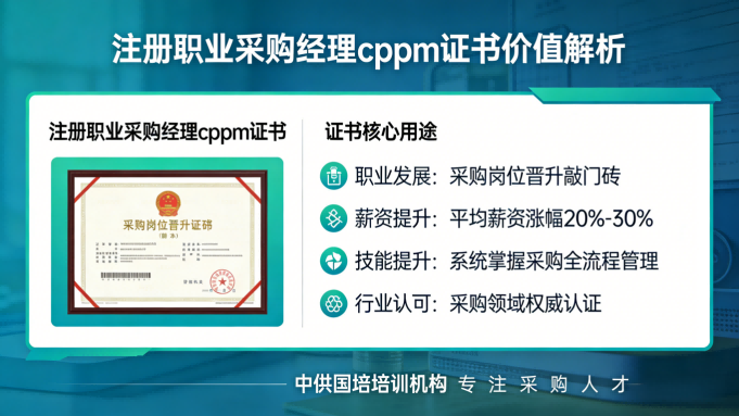 CPPM讲师马盛宴：中供国培采购人才培养的实战派领路人